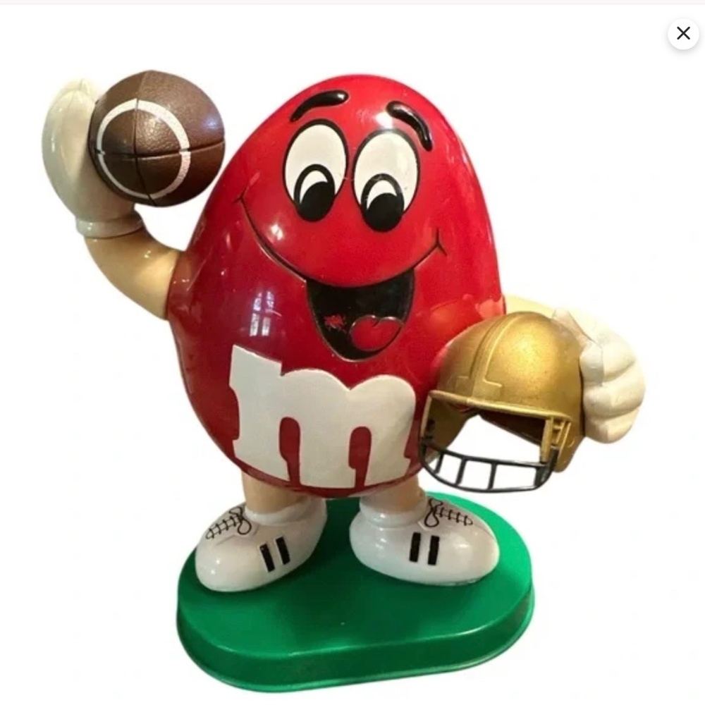 Vintage M&M Sport Candy Dispenser Limited Edition Football - Picture 8 of 16
